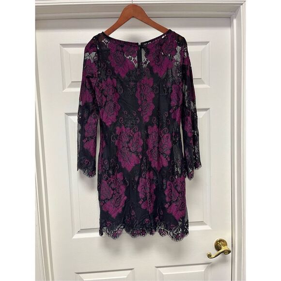 Rachel Rachel Roy Purple Lace Madeline Dress sz 10 NWOT - Picture 8 of 11